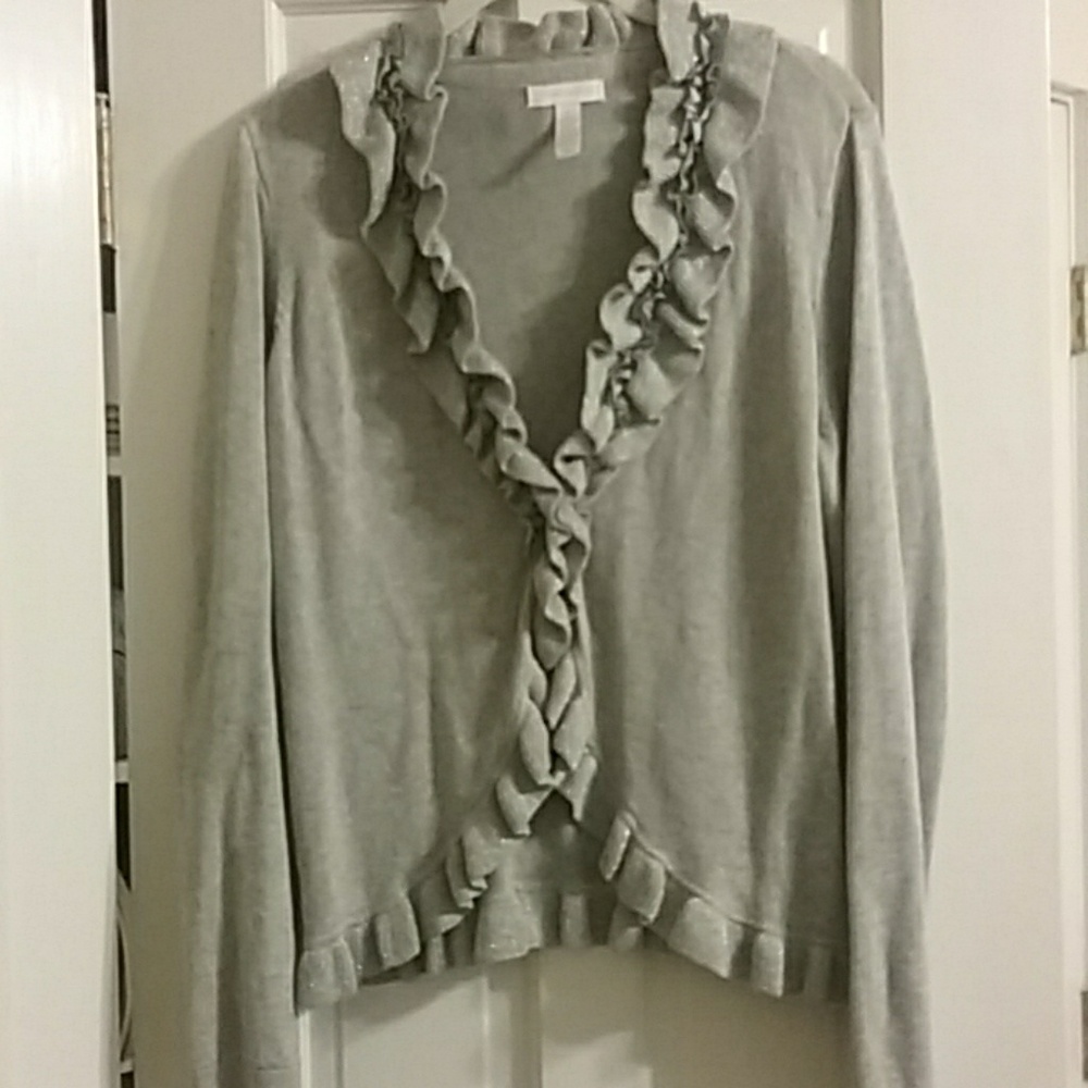 Charter club light gray sweater